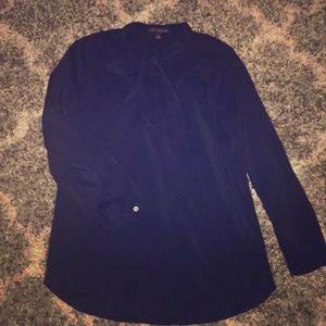 Deep navy colored blouse